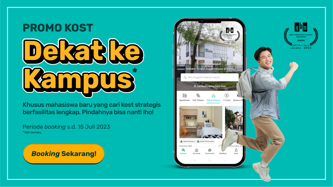 Maba, Gunakan Promo Ini untuk Pesan Kost Incaran Dekat Kampus!