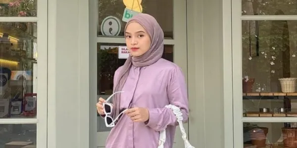 7 Inspirasi OOTD Warna Ungu Lilac Hijab, Unik dan Segar!