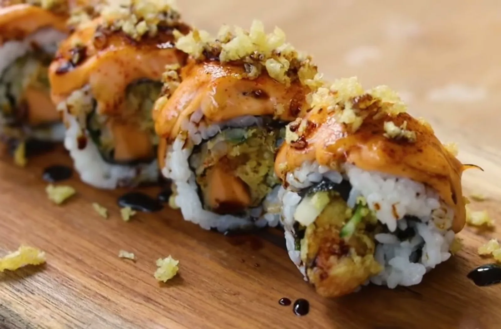Cara buat Sushi Mentai Rumahan | Gampang Dibikin!