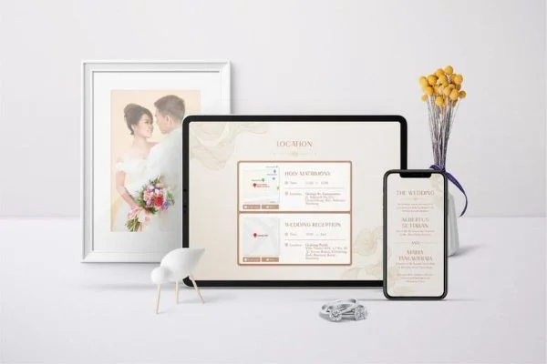8 Contoh Undangan Pernikahan Digital dan Desainnya sebagai Referensi | Simpel tapi Berkesan!