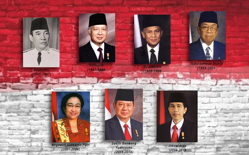 Urutan Presiden Indonesia dari Soekarno Sampai Jokowi