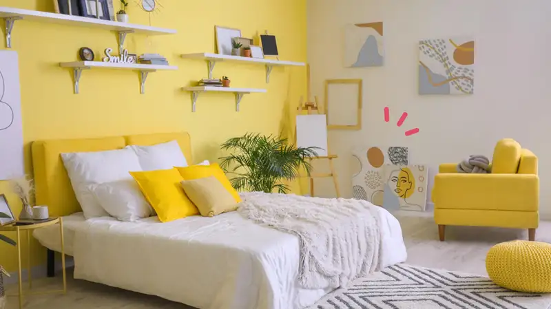 5 Pilihan Warna Primer untuk Dekorasi Kamar Kost