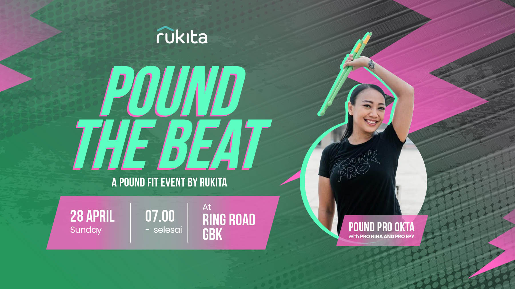 Pound The Beat by Rukita @Ring Road Gelora Bung Karno (28 Apr 24)