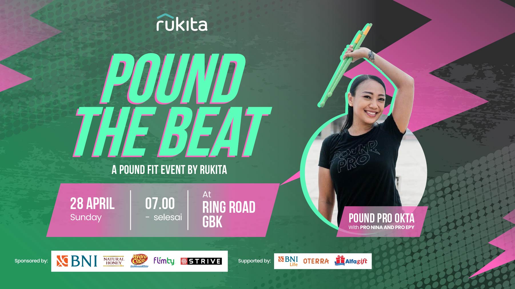 Pound The Beat by Rukita @Ring Road Gelora Bung Karno (28 Apr 24)