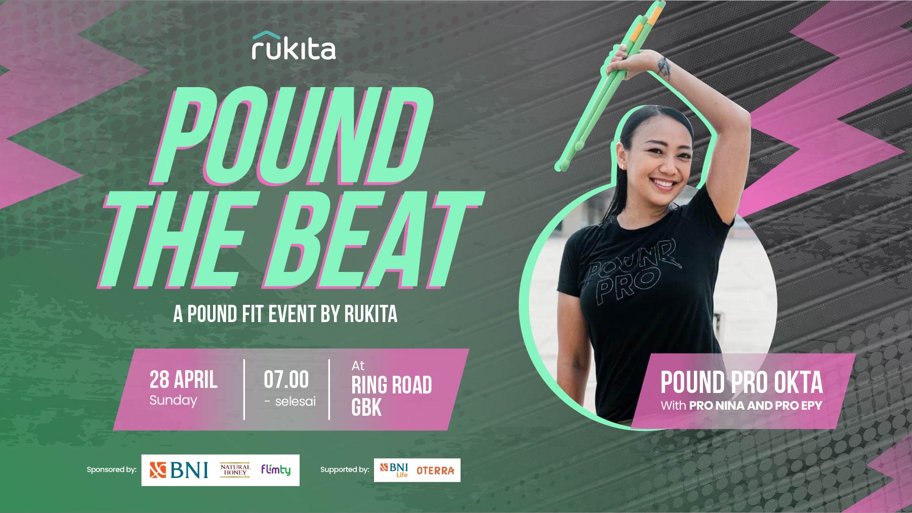 Pound The Beat by Rukita @Ring Road Gelora Bung Karno (28 Apr 24)