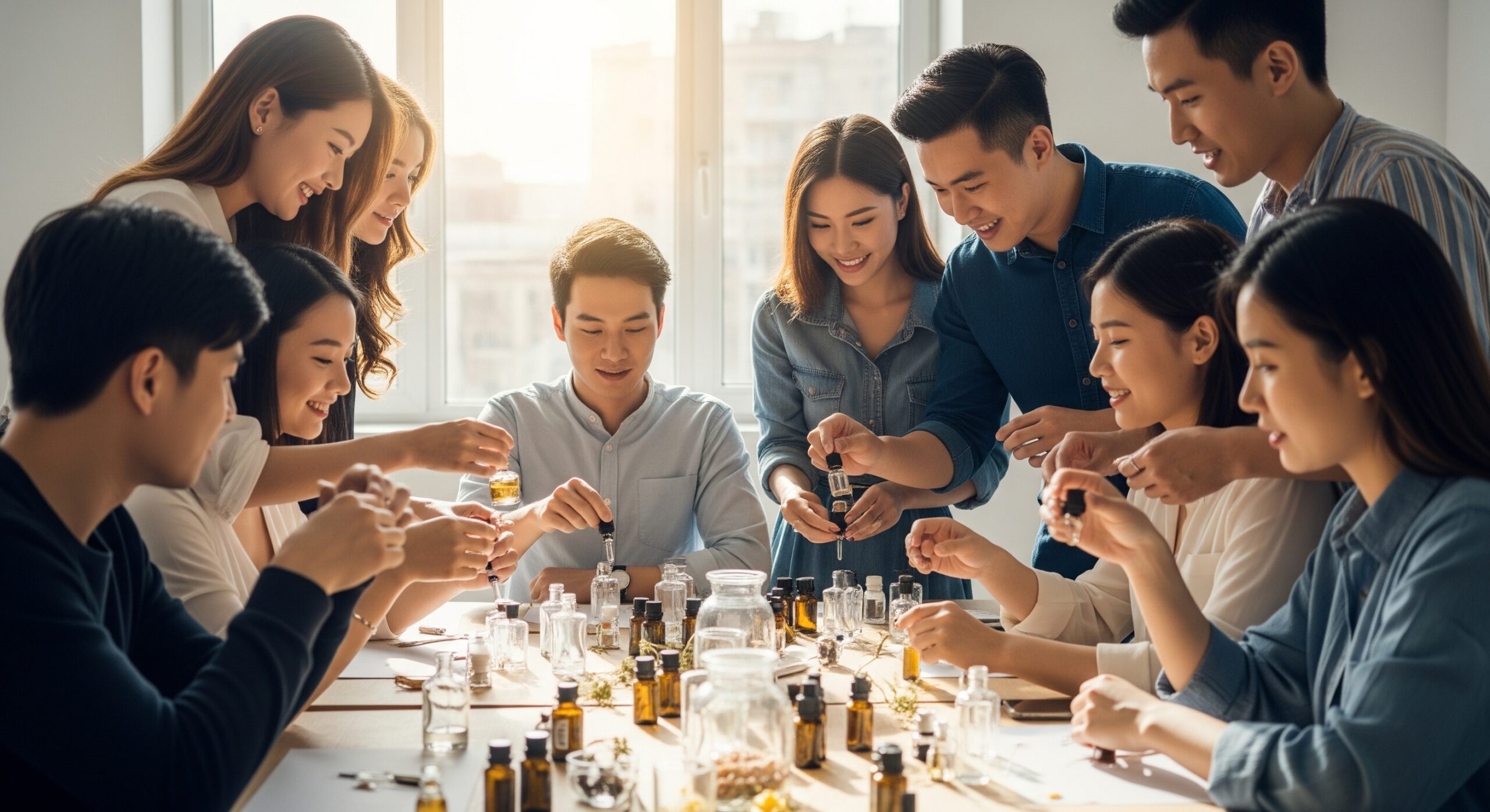perfume-making