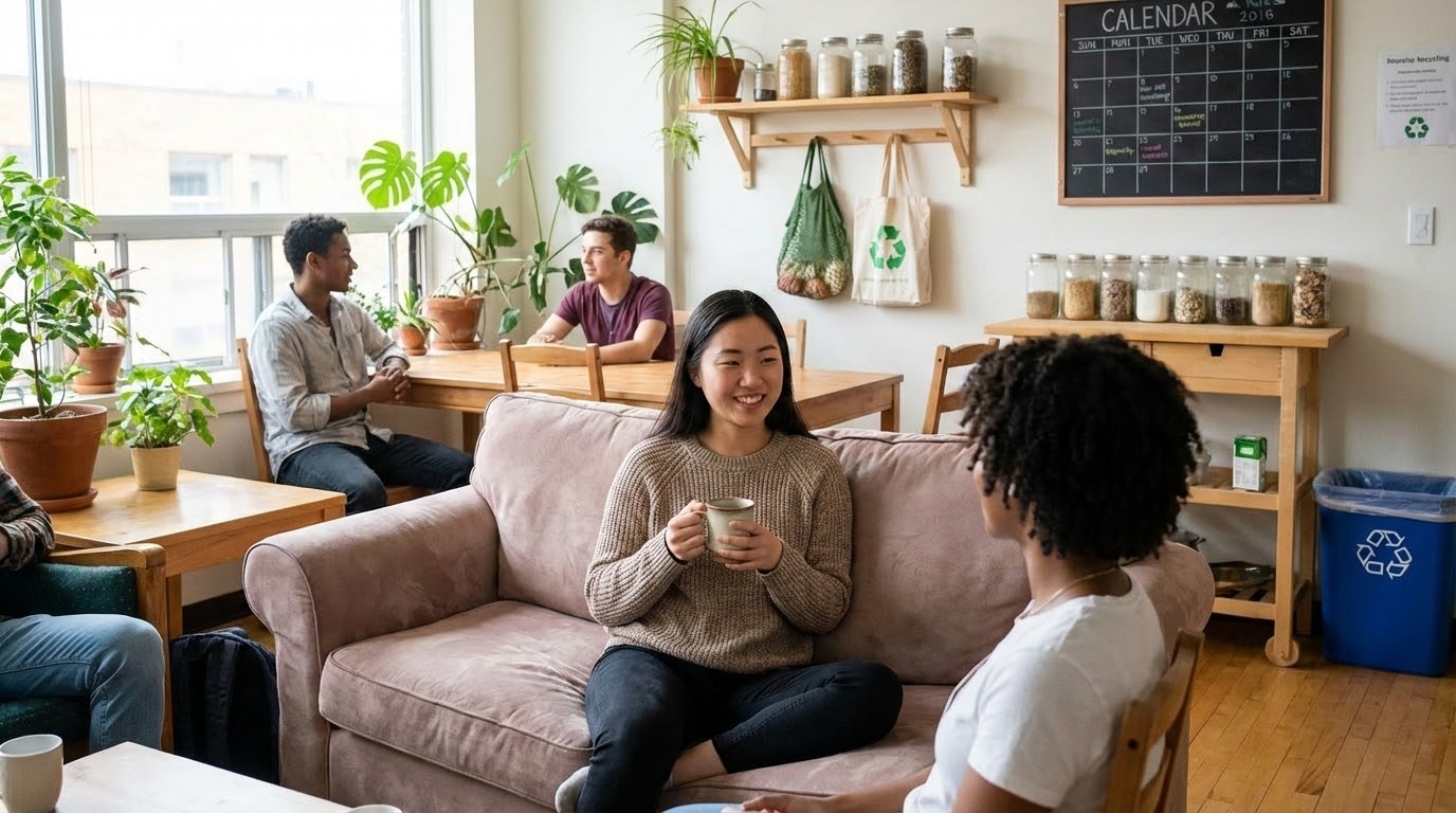 Living Low Carbon at Your Coliving Space: Simple Habits That Make a Real Difference